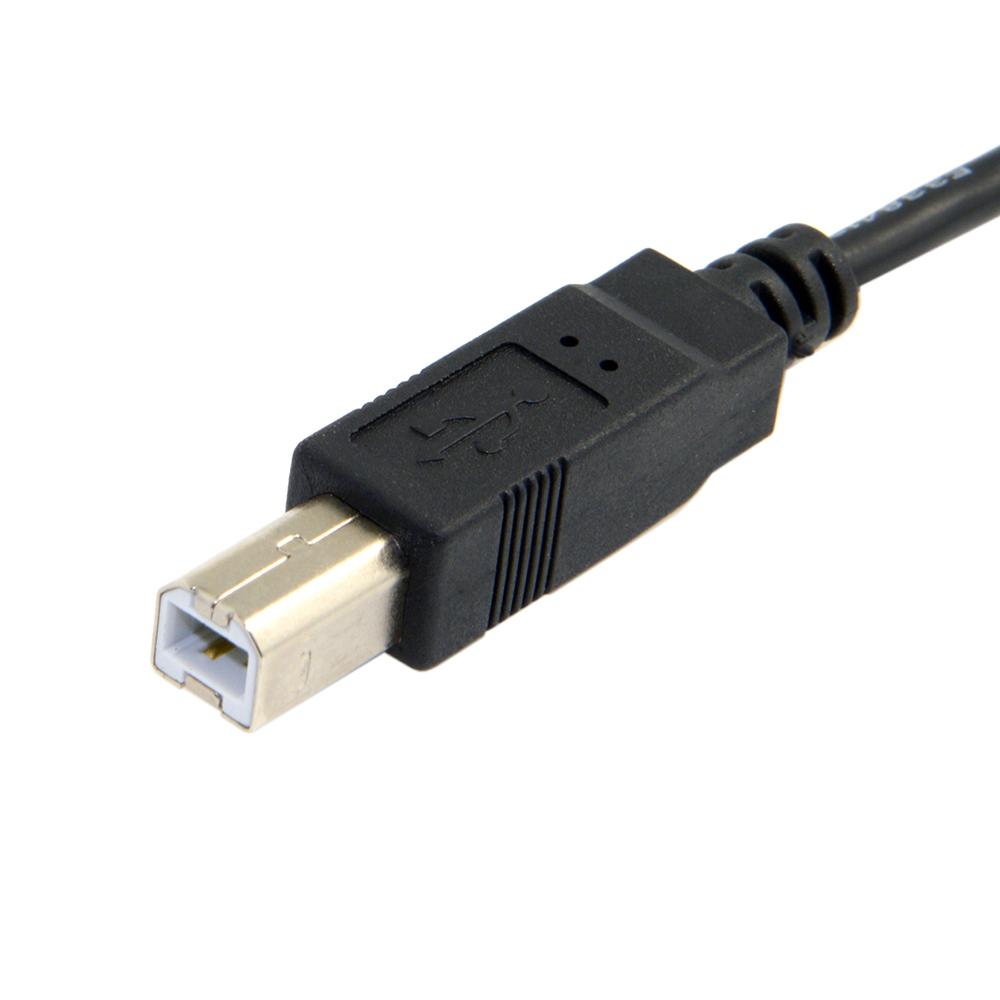 USB-C USB 3.1 Type C Hannkontakt til USB 2.0 B Type Hannkontakt Datakabel for Mobiltelefon & Macbook & Bærbar PC