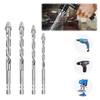 Eccentric Drill Bit Set 6/8/10/12mm Electric Drill Bit Durable Punching Tool  Electrician