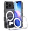 For iPhone 17 Pro Clear Phone Case Compatible with MagSafe TPU+Acrylic Back Cover
