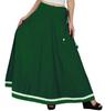 Bimba Women Long Boho Maxi Skirt Cotton Flared Skirts With Drawstring Waist