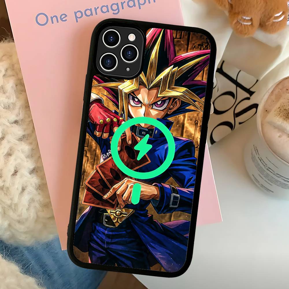 Amine Yu Gi Oh Classic For Magsafe Magnetic Phone Case For IPhone 17 16 Pro Max 15 Plus 14 13 12 11 Cover