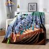 Animation Grizzy und die Lemminge Serie Flanelldecke Sofa Bett Nickerchen Kinderzimmer Dekorative Tagesdecke