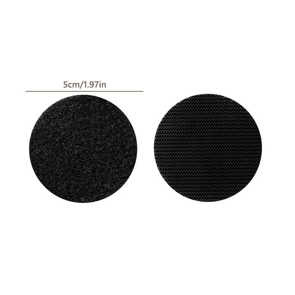 Double Sided Adhesive Hook and Loop Tape Square/Round Self-Adhesive Carpet Pad Sofa Mat