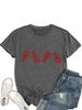 Tops Women Clothes Nautical Inspired White T  Shirt With Lobster Motif Ideal For Beach Parties And Summer Outings