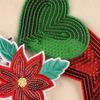 Embroidery label Embroidery sticker Clothing accessories Santa tree sequins love patch cloth sticker