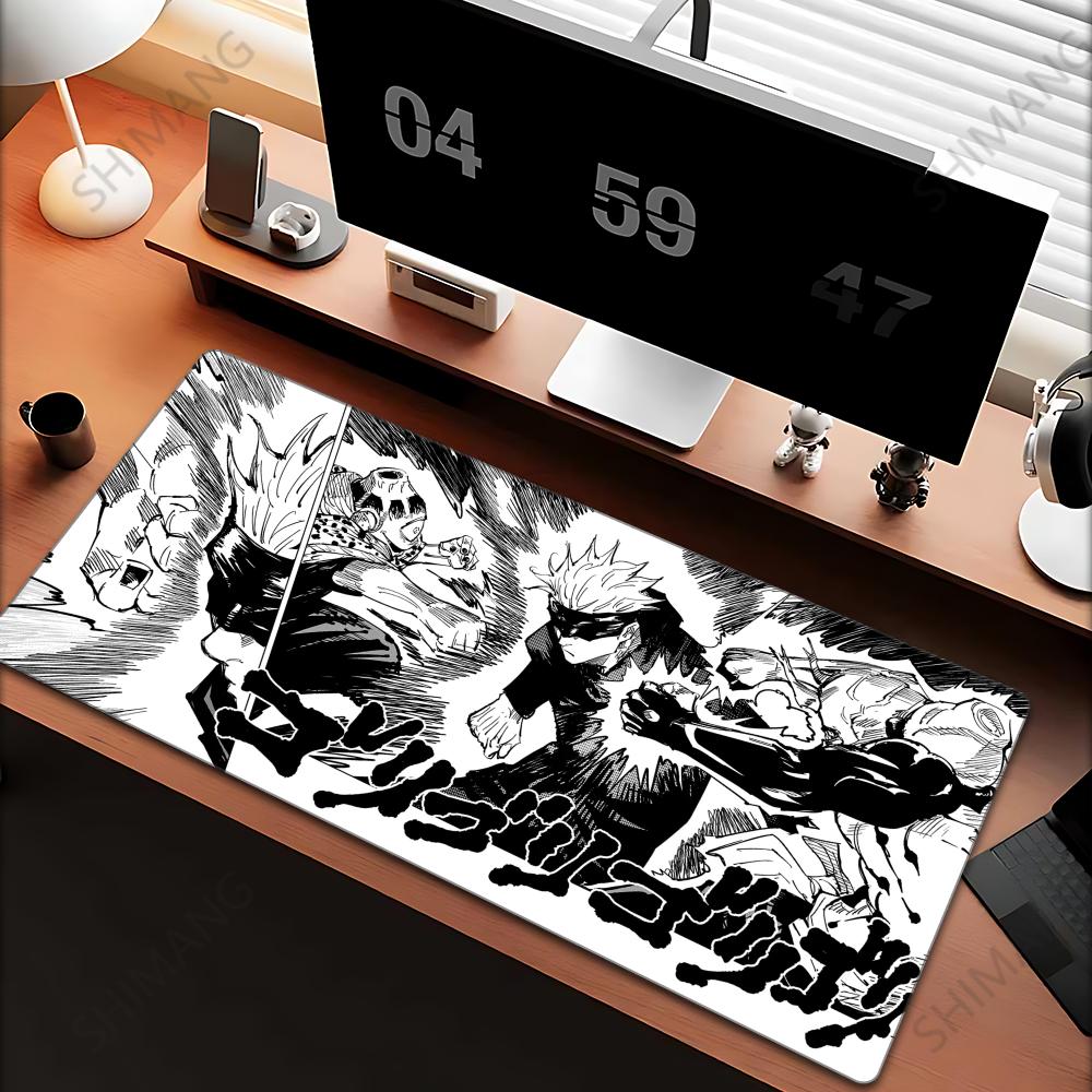 Satoru Gojo Laptop Accessories Keyboard Pad Desk Mat Set Up Gaming Mat Desk Pad Setup Gamer Mouse Pad Office Big Mousepepad