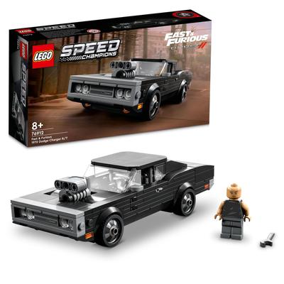 LEGO Speed Champion Fast Furious 1970 Dodge Charger 76912 Toy Block Současnost Auto Auto Závodní Auto Kluci od 8 let a R/T