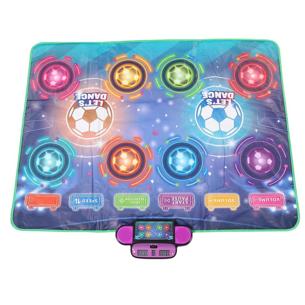 Mata do tańca dla dwóch graczy Interaktywne wymagające poziomy Elektroniczna mata do tańca dla dzieci