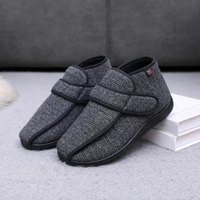 New Winter Fashion Thermal Cloth Shoes Diabetes Shoes Fat Wide High Instep Feet Wear Soft and Comfortable Large Size