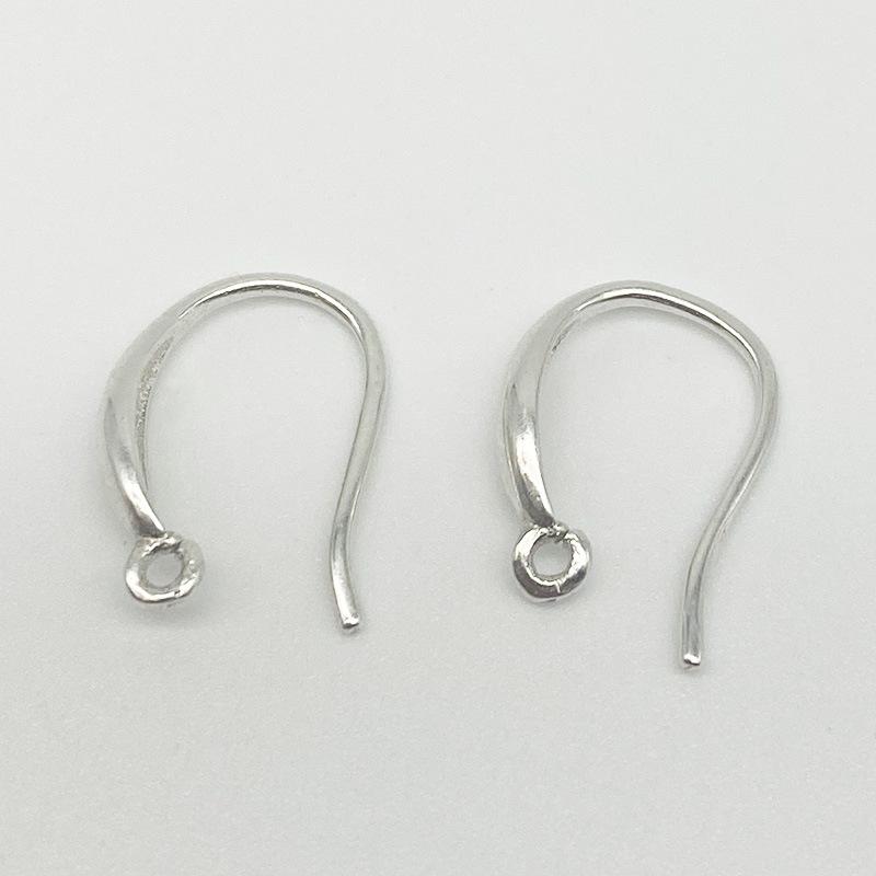 Yansheng S925 Sterling Silver Ear Hooks: Gold-Plated Snake Belly Earrings DIY Accessories