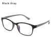 1PC Unisex Clear Lens Reading Glasses Blue Light Blocking Eyewear Square Computer Eyeglasses Frames UV400 Flat Mirror