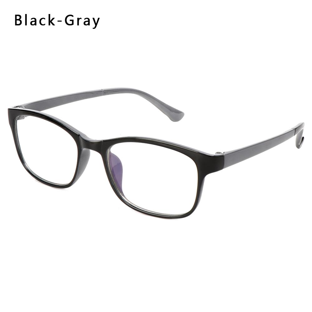 1PC Unisex Clear Lens Reading Glasses Blue Light Blocking Eyewear Square Computer Eyeglasses Frames UV400 Flat Mirror