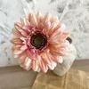 Artificial Gerbera Flower Real Touch Fake Silk Flower with Long Stem for Holiday Floral Arrangements Bridal Bouquet Home Wedding Party Decor