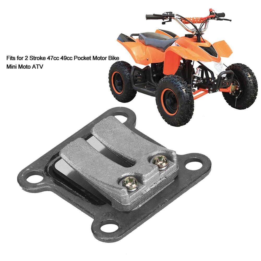 Reed Valve Block Plate Fits for 2 Stroke 47cc 49cc Pocket Motor Bike Mini Moto ATV