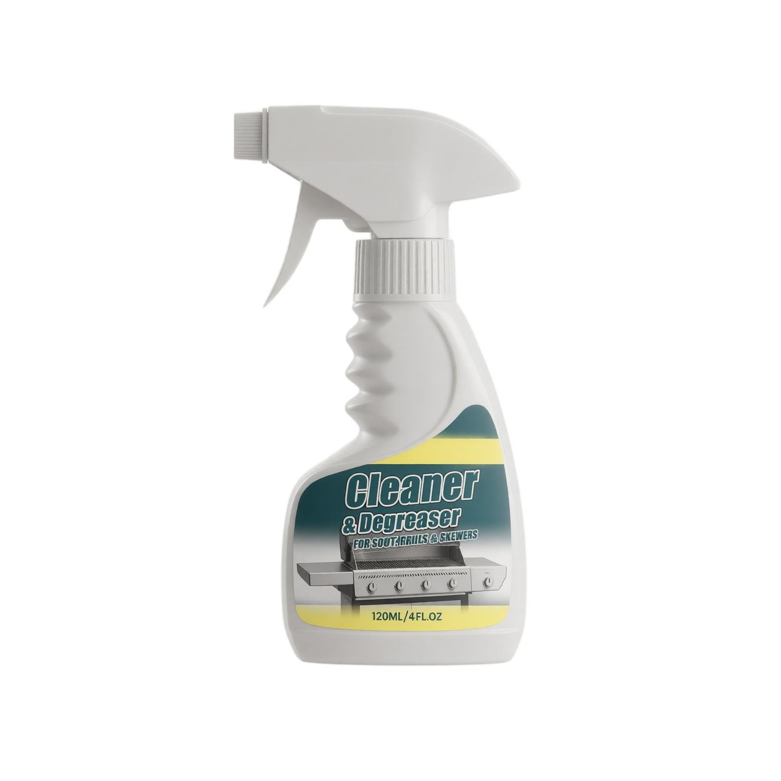 

Cleaner and Degreaser Spray 120ml for Kitchen Appliances and Surface Cleaning Effective Oil and Grease Removal Household Use One Size білий