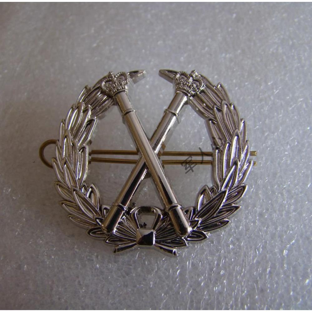 Metalowa odznaka, kołnierzowa, czapkowa, naramienna