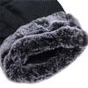 Thick Velvet Male Windproof Gloves Keep Warm Motorcycle Full Finger Mittens  Driving