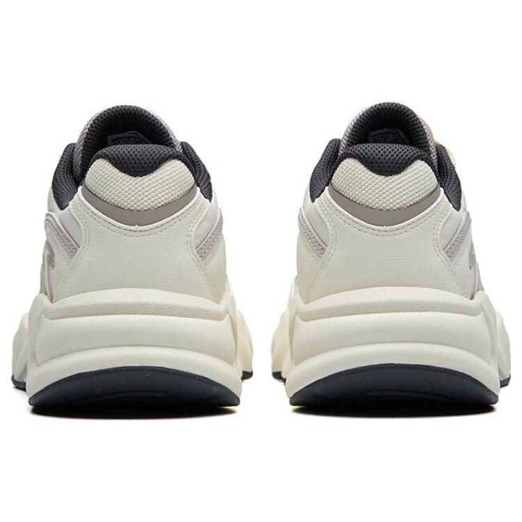 Anta Thick Sole Lightweight Shock Absorbing Non-Slip Low-Top Sports Casual Shoes Men sneaker White Gray 912238865-1