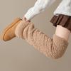 Simple Coral Fleece Stockings Hosiery Foot Warmer Creative Winter Foot Cover  Winter