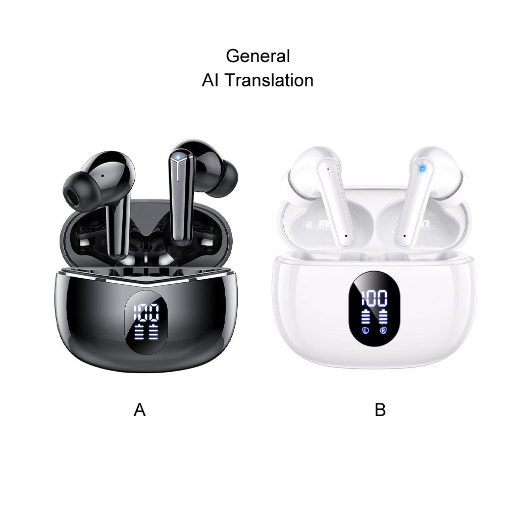 Bluetooth Earphone With LED Display And 48-Hour Playback Time Wireless Bluetooth Headset