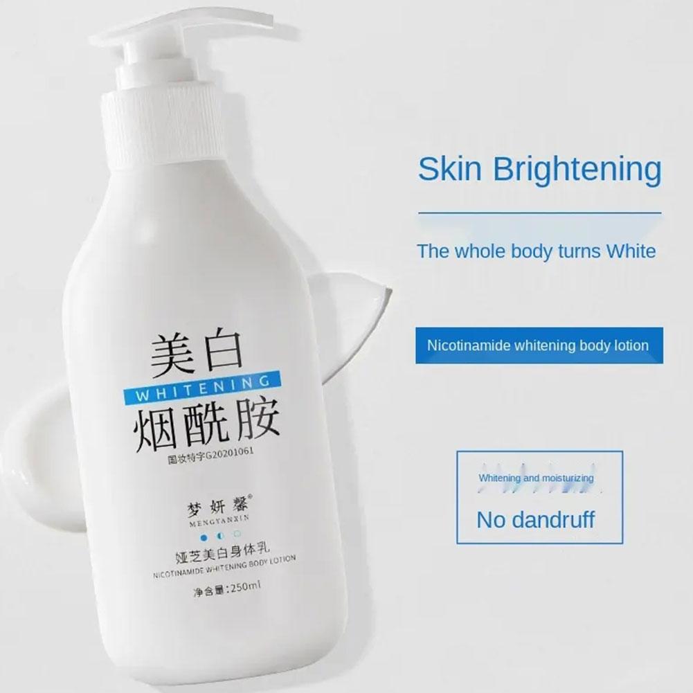 250ml Nicotinamide Whitening Body Lotion Moisturizing Product Reducing Care Refreshing W4W8