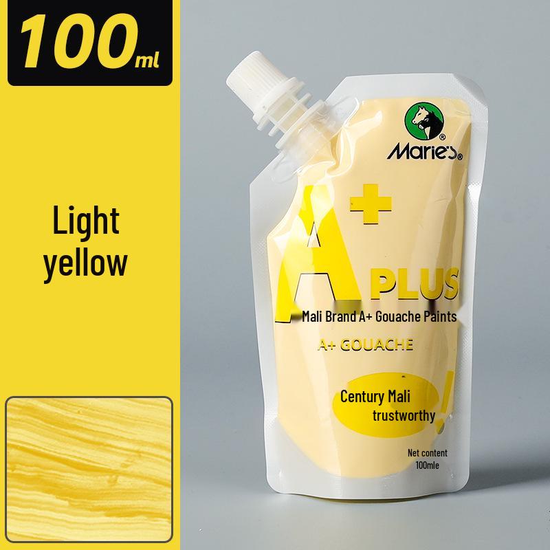 Mali 100ml Washable Gouache Paint Set for Kids - Squeeze & Refill Jelly Pack