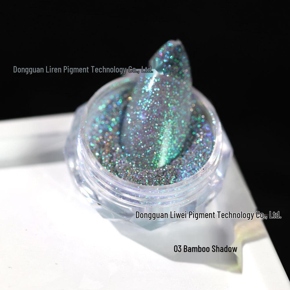Iridescent Opal & Crushed Diamond Nail Art Reflective Glitter Powder