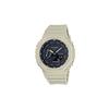 G-SHOCK Série YOUTH Mostrador Octogonal Fino Duplo Display Esportivo Doméstico Movimento de Quartzo Pulseira de Resina Relógio Japonês e Coreano Masculino GA-2100-5APR