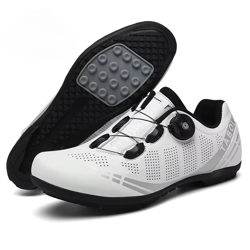 Cycling Shoes MTB Men Self-Locking Road Bike Shoes Speed Sneakers Racing Riding Boots Women SPD Pedal Mountain Bicycle Footwear