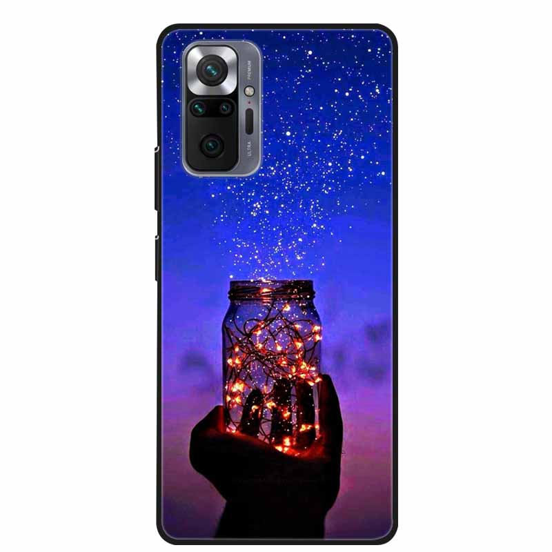 Per Xiaomi Redmi Note 10 Pro Custodia Moda Morbido Silicone Cover per Telefono per Redmi Note10 Pro Max Coque M2101K6G Paraurti Cool Funda