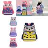 Large Capacity Cute Cartoon Animal Printed Kids Backpack Ideal For School Use