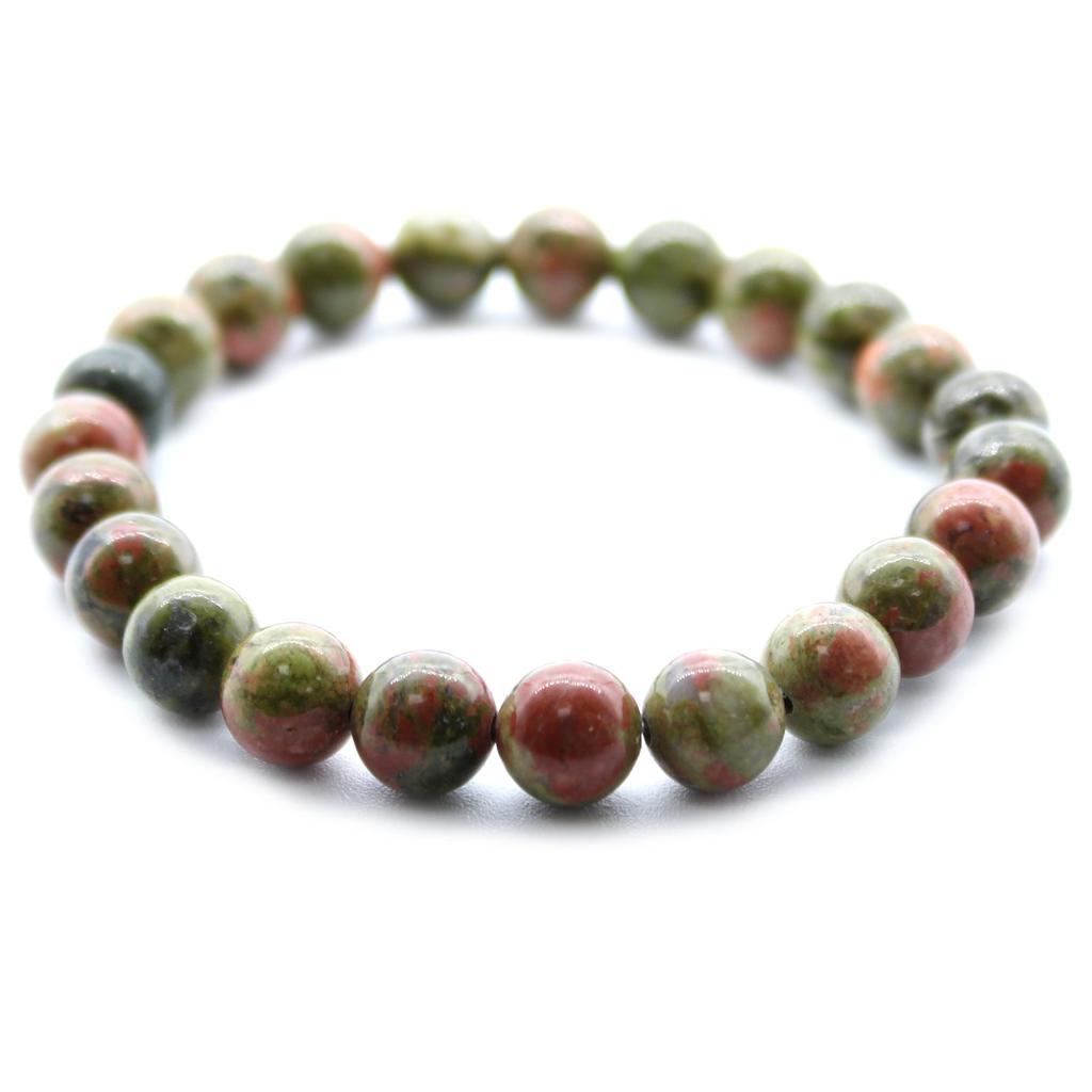 Green Jasper 8mm Stretch Bracelet