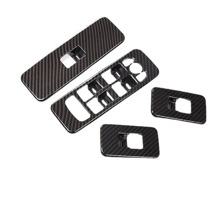 Car Window Lift Button Frame Trim Fit For Land Rover Discovery Sport 2015-2018 Auto Interior Accessories