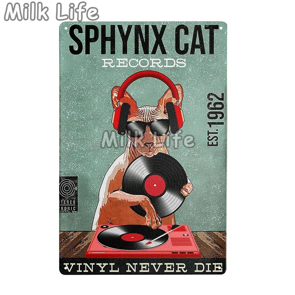 Sphynx Cat-your Butt Napkins My Lady Vertical Poster Home Decor Wall Art Print Poster for Birthday,retro Metal Tin Sign Plates