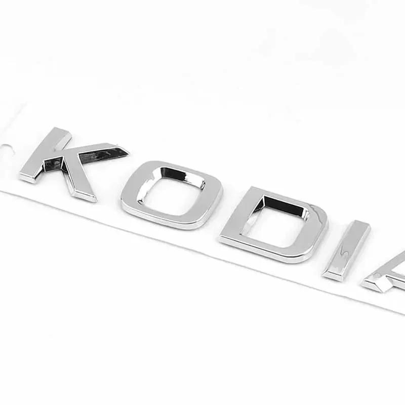 For Skoda FABIA KAMIQ KAROQ KODIAQ OCTAVIA RAPID SUPERB YETI Car Trunk Letters Emblem Logo Sticker Front Rear Badge Accessories aqr888