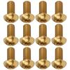 12Pcs   Disc Brake Rotor Screws   Alloy Bike Screw Accessory M5x10mm
