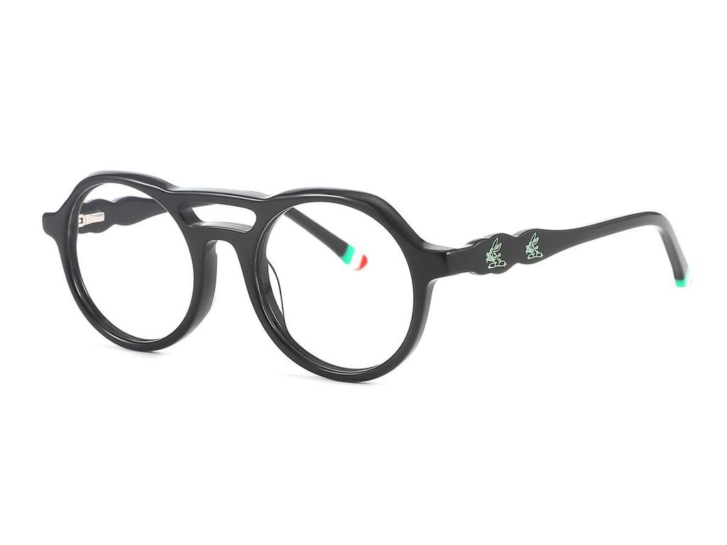 New High-End Retro Aviator Glasses with Slimming Design - Model 2701