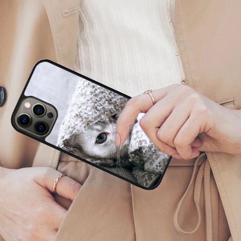 Closeup British Shorthair Cat Yellow Eye Magnetic Phone Case For iPhone 17 Air 16 14 13 12 Pro Max 15 Plus MagSafe Cover
