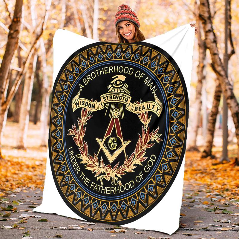 1PC Illuminati All-Seeing Eye Printed Blanket, All Season Lightweight Home Office Outdoor Nap Multifunctional Blanket
