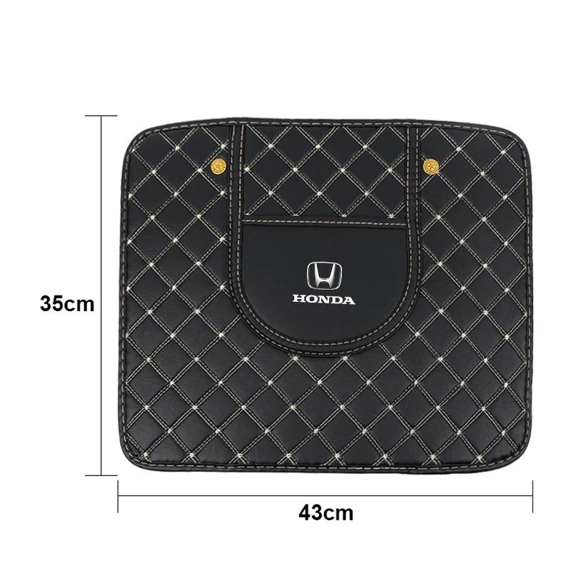 2025 Car New Honda Car Anti-kick Mat Interior Pu Leather Seat Back Anti-scratch Protection Mat for Honda Civic Accord CRV HRV Fi