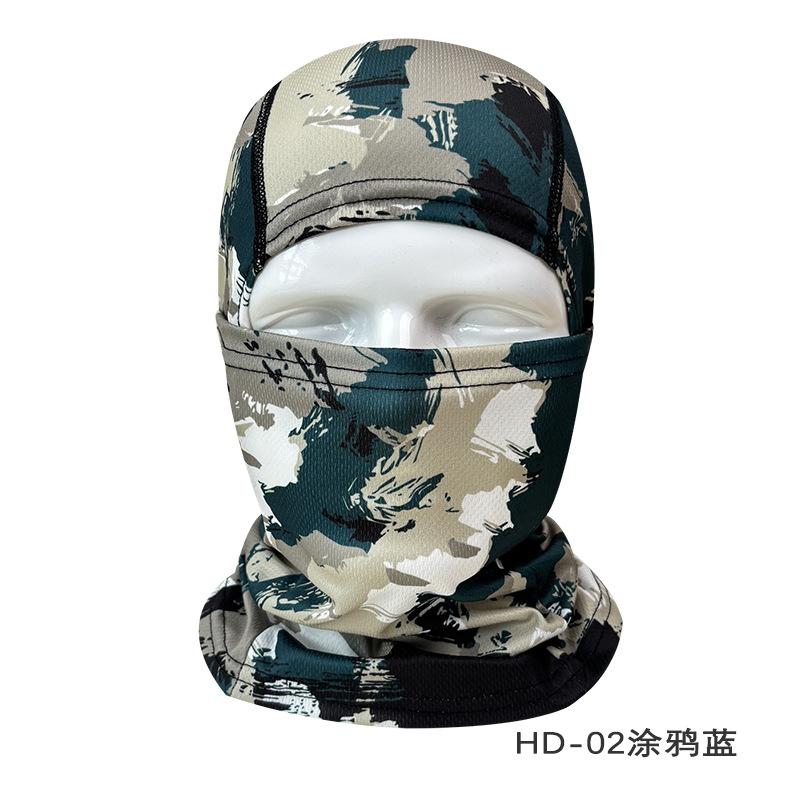 Multicam Camouflage Taktische Sturmhaube, Vollgesichtsbedeckung Schal für Radfahren, Jagd & Outdoor-Einsatz
