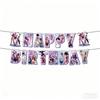 KPop Demon Hunters Birthday Party Decorations Set Banner Backdrop Cake Topper Balloons