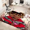 1pc Juice WRLD Print Area Rug - Soft, Washable Non-Slip Indoor Mat, Living Room, Home Office Decorative Rug,Office Decorative