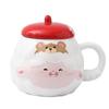 Cute Cartoon Girl Mug Ceramic Water Cup Coffee Cup Milk Cup Breakfast Cup Little Red Riding Hood