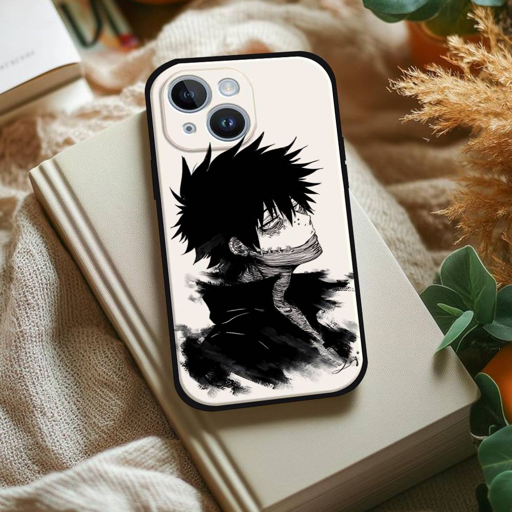 

Dabi My H-Hero A-AcademiaS Phone Case For IPhone 1716 15 14 13 Pro Max 11 12 Mini X Xs XR Black Silicone Cover iPhone12