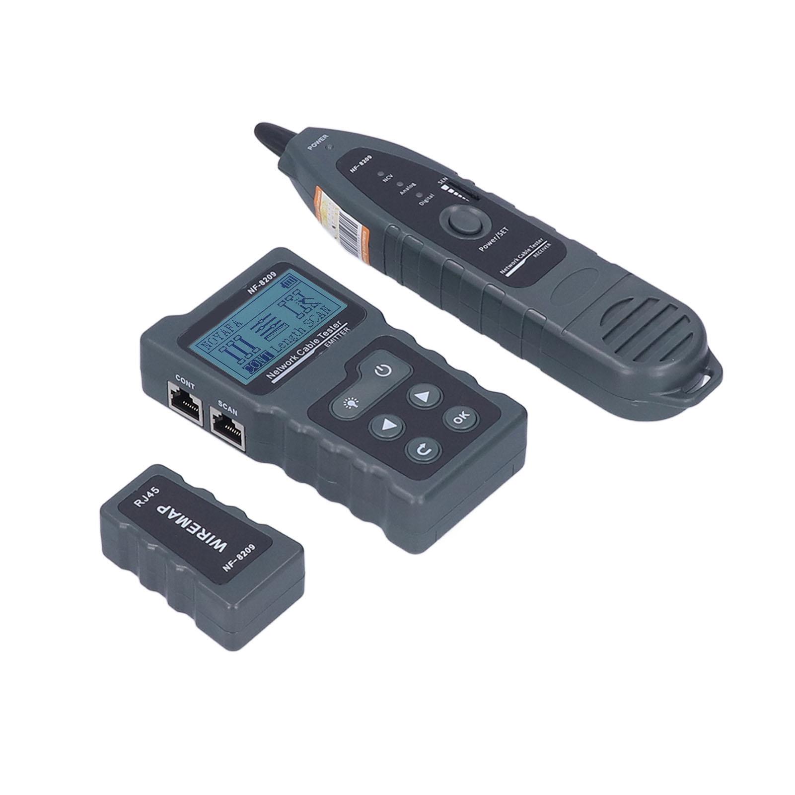 

НФ8209 Электрический сетевой кабельный искатель портативный комплект для поиска линий POE с защитой от помех для использования вне помещений