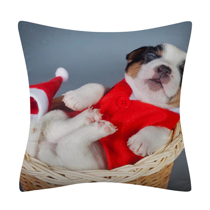 4 Cuscini Natalizi Per Divano 45x45 Cm, Federe In Peluche Morbido Con Motivi Natalizi (Fiocchi Di Neve, Alberi), Cerniera Invisibile, Decorazioni Per Soggiorno E Camera Da Letto - 3