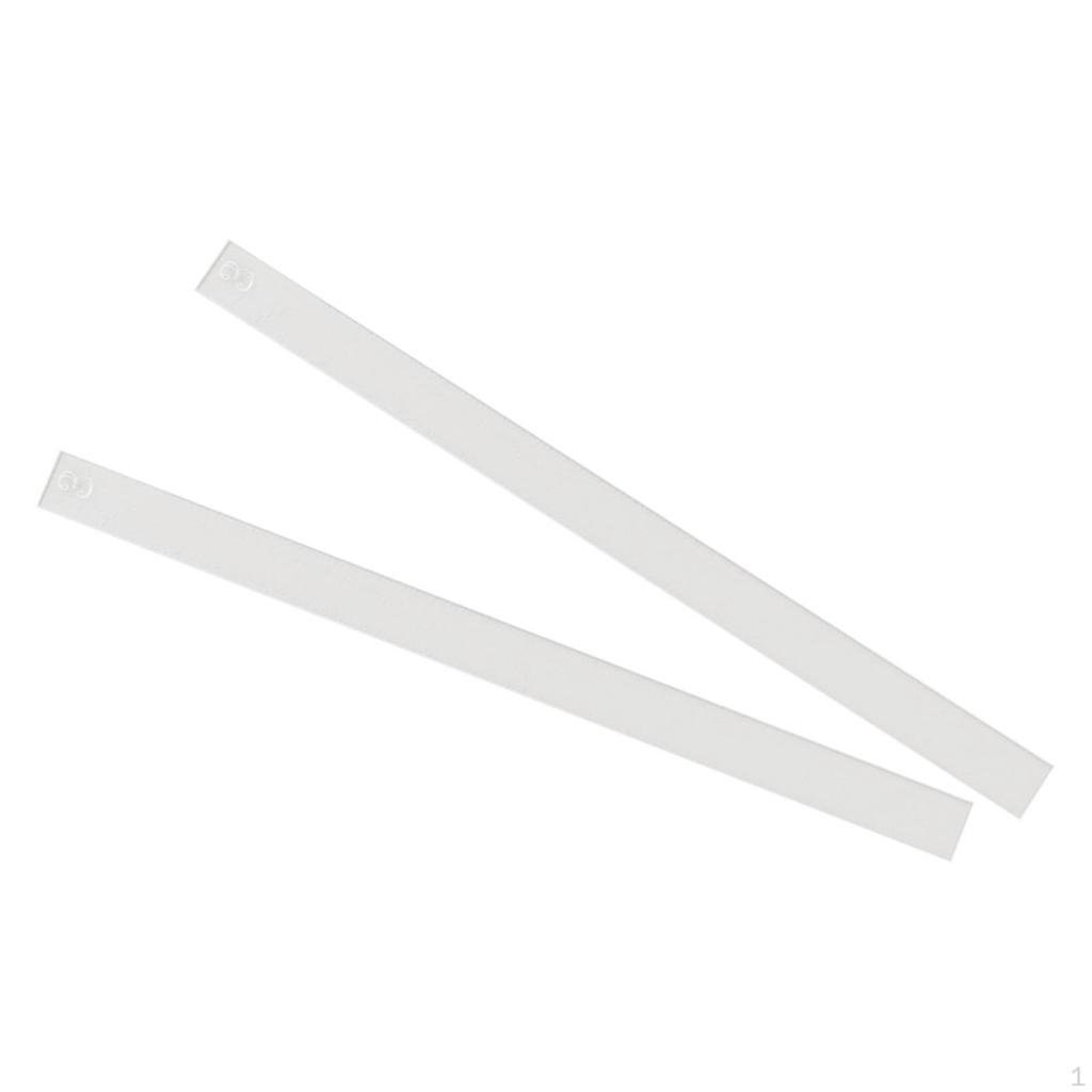 Thickness Acrylic Measuring Strip Set Ruler Fondant Leveler for Cooking School Professional Use