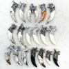 Fashion Brave Men's Pendant Necklace Vintage Bronze Wolf Tooth Alloy Pendant Necklace Fashion Choker Jewelry