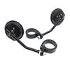 Kolip Motorcycle Rearview Side Mirror Retro Caliper Clamp Handlebar Reversing Mirror Universal Modified Parts